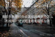 看欧乐影视时你会漏掉回声效应怎么形成吗？试试把主线和细节分开